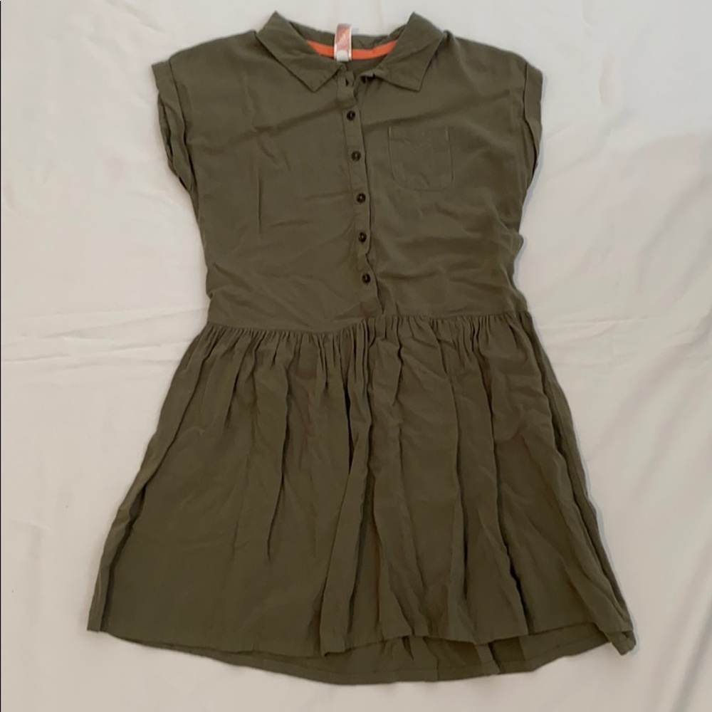 button up dress